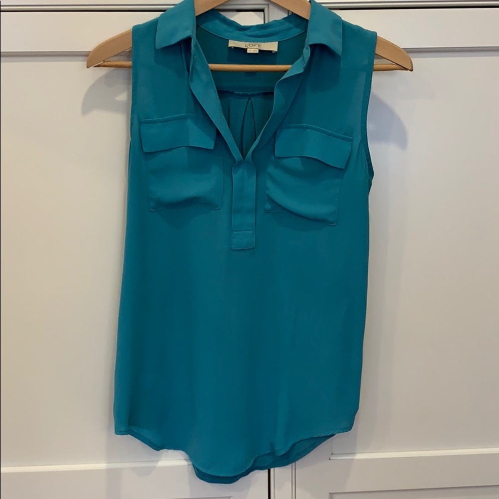 Sleveless campshirt from the Loft